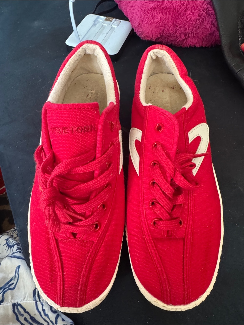 Red Women's Canvas Sneakers - Tretorn